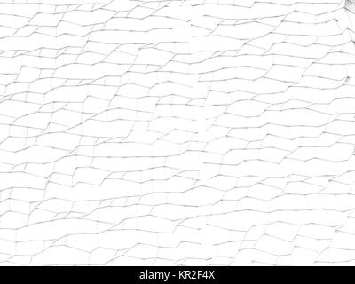 3d redndering scratch wall texture isolated with white Stock Photo