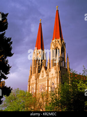 cathedral of saint helena in helena, montana Stock Photo