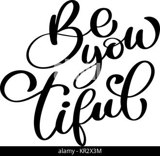 thumbnail image 2 of "BE YOU TIFUL" Vinyl Wall Decal – Inspirational Quote Sticker For Room Decor 2 of 12