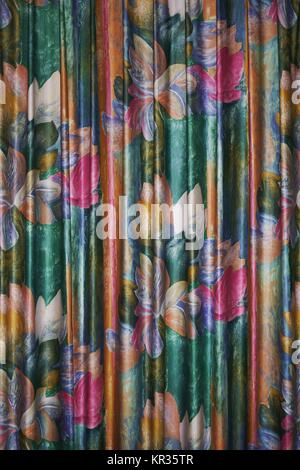 colourful curtains in a hotel Stock Photo