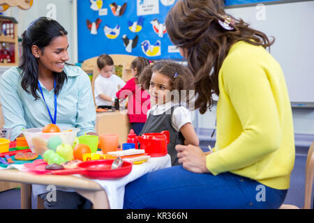 Roleplay Kitchen at Nursery Stock Photo