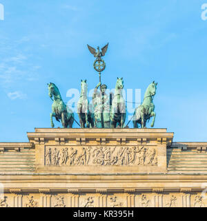 brandenburg gate (brandenburger tor) in berlin Stock Photo