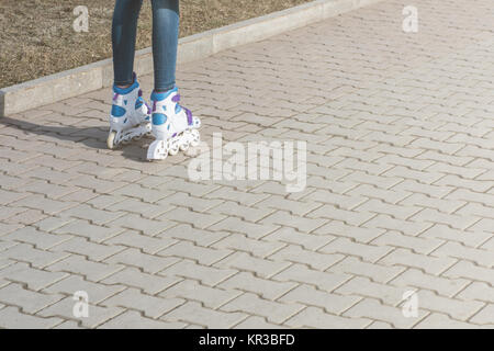 roller skate shoes Stock Photo