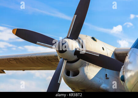 Aircraft Engine Stock Photo