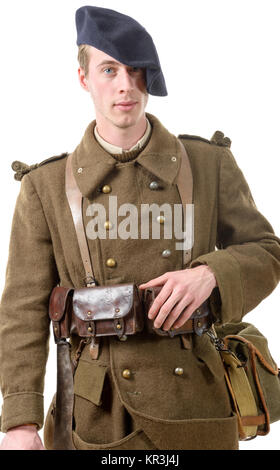 40s french soldier Stock Photo