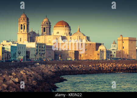 cathredral in cadiz,southern spain Stock Photo