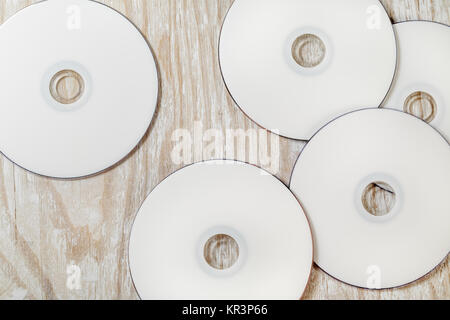 Blank printable CD Stock Photo