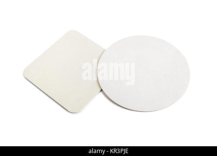 Beer coasters Stock Photo