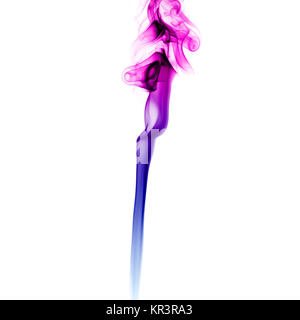 Pink and purple smoke Stock Photo