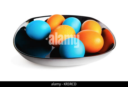 Colorful easter eggs Stock Photo