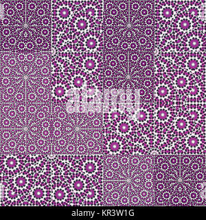 Luxury Patchwork Ornate Pattern Stock Photo