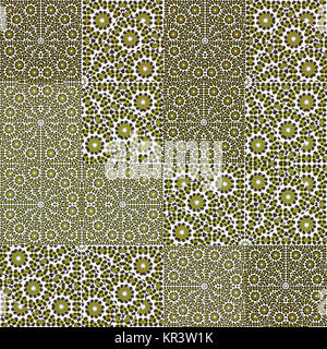 Luxury Patchwork Ornate Pattern Stock Photo