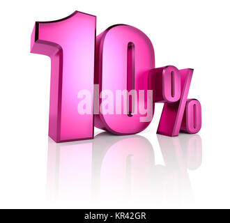 the percent sign Stock Photo