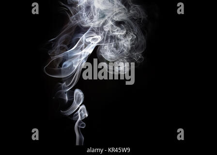 Abstract smoke swirls Stock Photo