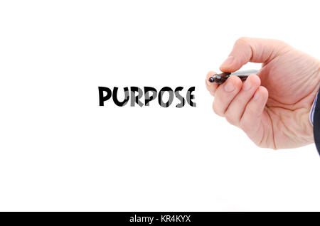 Purpose text concept Stock Photo