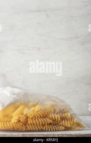 Download Frosted Plastic Bag With Tricolor Fusilli Pasta / Dried Tri Colour Pasta Twists Bag 3kg Fusilli ...