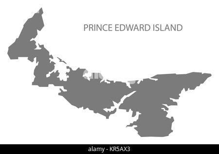 Prince Edward Island, province of Canada. High resolution satellite map ...