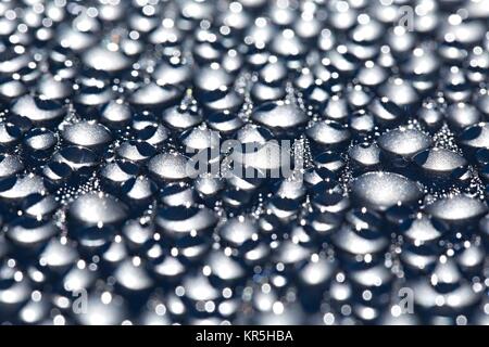 Shiny Water Droplets Stock Photo