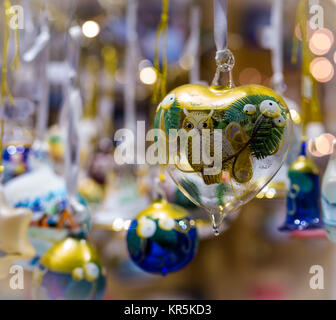 christmas decoration on abstract background Stock Photo