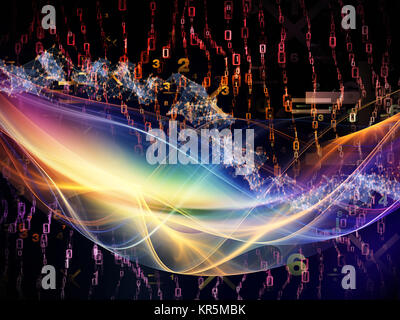 Quickening of Wave Stock Photo