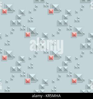 bstract 3d illusion pattern Stock Vector