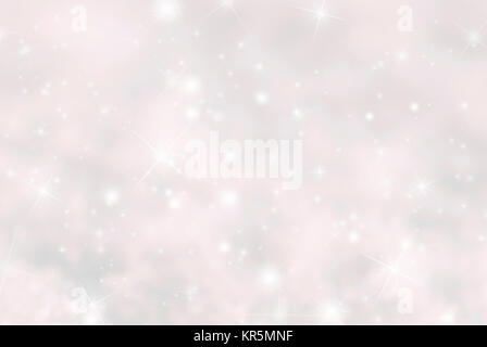 christmas background with colored pink,copyspace,stars Stock Photo