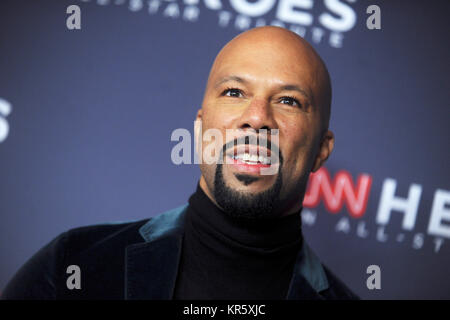 New York, USA. 17th Dec, 2017. Common attends the 11th Annual CNN Heroes: An All-Star Tribute at American Museum of Natural History on December 17, 2017 in New York City. Credit: Geisler-Fotopress/Alamy Live News