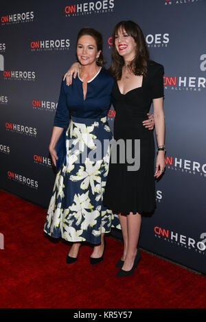 New York City, USA. 17th December, 2017. Diane Lane and daughter Eleanor Lambert attend CNN Heroes 2017 at the American Museum of Natural History on December 17, 2017 in New York City. Credit: Erik Pendzich/Alamy Live News Stock Photo