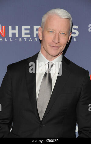 Anderson Cooper attends the 11th Annual CNN Heroes: An All-Star Tribute at American Museum of Natural History on December 17, 2017 in New York City. Credit: Ron Adar/Alamy Live News Stock Photo