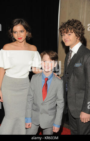 (L-R) Isabela Moner, Iain Armitage, and Gaten Matarazzo attend CNN Heroes 2017 at the American Museum of Natural History on December 17, 2017 in New York City. Credit: Ron Adar/Alamy Live News Stock Photo