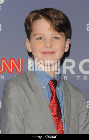 Iain Armitage attends CNN Heroes 2017 at the American Museum of Natural History on December 17, 2017 in New York City. Credit: Ron Adar/Alamy Live News Stock Photo