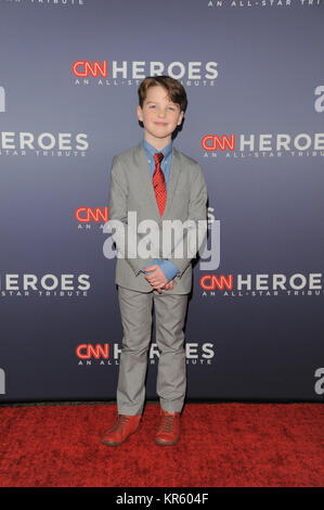 Iain Armitage attends CNN Heroes 2017 at the American Museum of Natural History on December 17, 2017 in New York City. Credit: Ron Adar/Alamy Live News Stock Photo