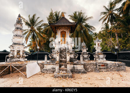 Small hindu Temple, Nusa Penida, Bali Stock Photo