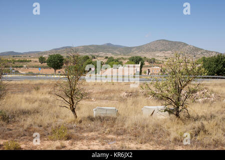 Abandoned furniture dumped in the countryside Stock Photo