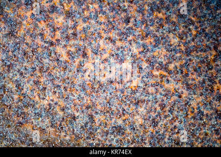Strong rusted metal surface in detail Stock Photo