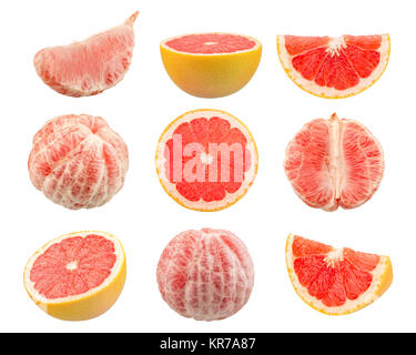 Fresh Red Grapefruit Stock Photo