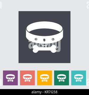 Collar icon. Flat vector related icon for web and mobile applications. It can be used as - logo, pictogram, icon, infographic element. Vector Illustra Stock Vector