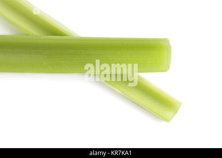 two celery stalks Stock Photo
