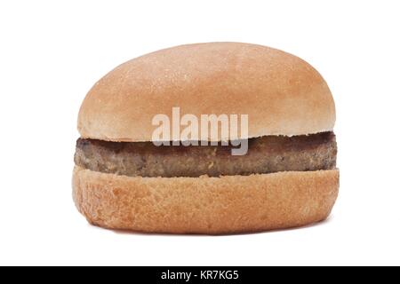 very plain burger Stock Photo - Alamy