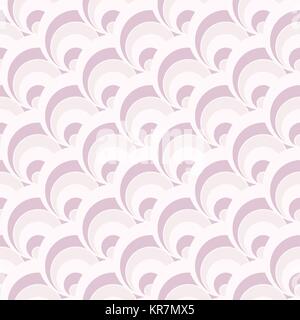 Light colored fan background. Based on Traditional Japanese Embroidery. Abstract Seamless pattern. Based on Sashiko stitching. Pink and white backdrop Stock Vector