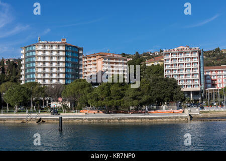 Portoroz, seaside resort and spa town in Slovenia Stock Photo