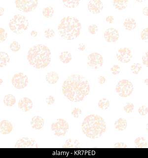 Pastel colored circles. Seamless pattern. Abstract texture. Simple background. Round elements. For wallpaper, pattern fills, web-page backdrop. Stock Vector