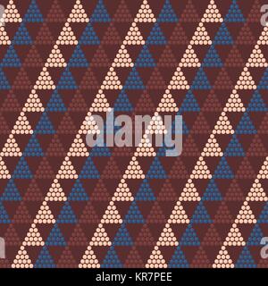 African bead motifs. Abstract seamless pattern. Contrast colors. Beadwork. South Africa texture. Mosaic texture for handiwork, backdrop or pattern fil Stock Vector