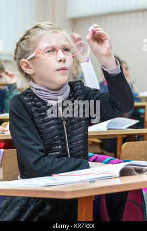 Pupil in classroom at a desk