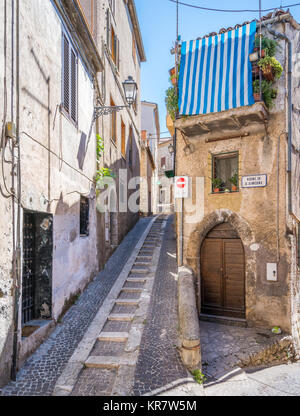 Scenic sight in Alatri, province of Frosinone, Lazio, central Italy. Stock Photo