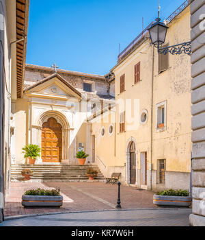 Scenic sight in Alatri, province of Frosinone, Lazio, central Italy. Stock Photo