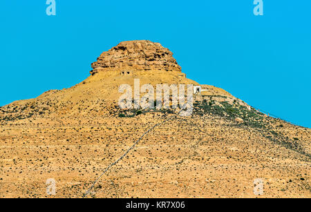 Hill near Tataouine in Southern Tunisia. North Africa Stock Photo