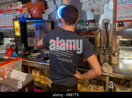 Red Arrow diner Manchester NH Stock Photo