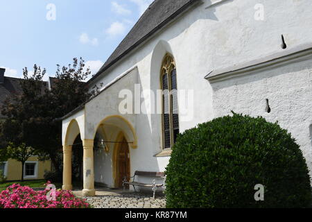 church,stadlkirchen,filialkirche,dietach,steeple,goal,hl. margareta,romanesque Stock Photo