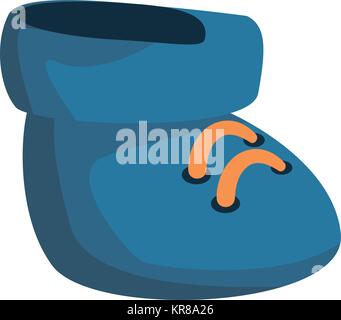 Cute boot cartoon icon vector illustration graphic design Stock Vector